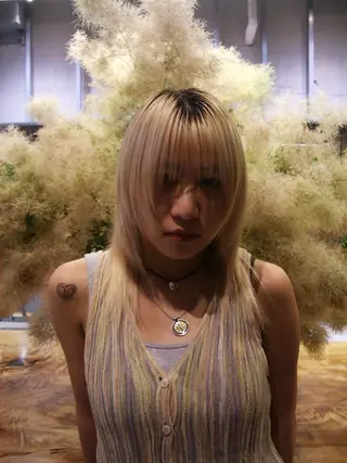 ミディアム カラー ヘアアレンジ marino マリノのヘアスタイル