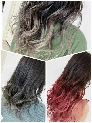 カラー 黒田 伯のヘアスタイル