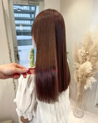 セミロング 村上 茉莉花のヘアスタイル