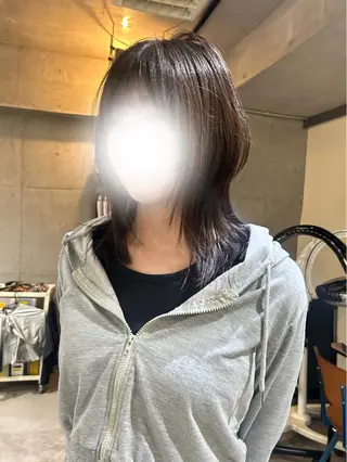 ミディアム レイヤーカット/ルー ツカラー/EMIRIのヘアスタイル