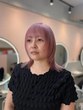 カラー Riri /ブリーチのヘアスタイル