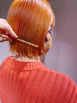 ショート カラー ノグチ ユウキ/ボブのヘアスタイル