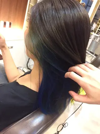 ミディアム メンズパーマ/難波/ 心斎橋　室園亮佑のヘアスタイル