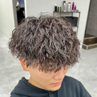 ショート パーマ メンズ メンズカット/波巻き TAKUMAのヘアスタイル