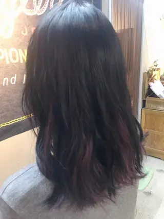 セミロング カラー 代表 中島貴志のヘアスタイル