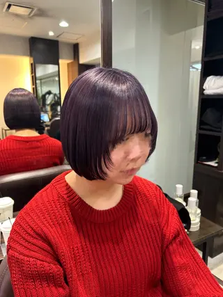 ショート カラー 坂本奈都美 🎀のヘアスタイル