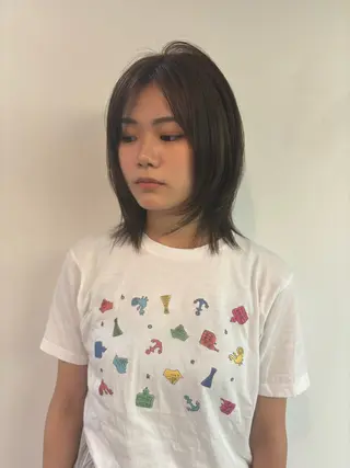 ミディアム sakura🌸 レイヤー/韓国ヘアのヘアスタイル