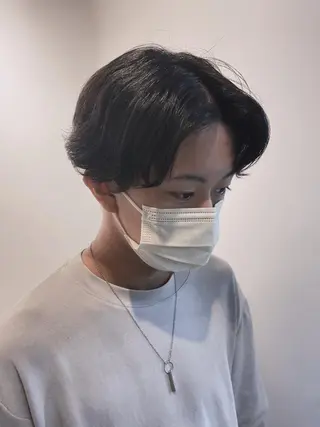 メンズ 波巻きスパイラル/ メンズパーマ/ゆうひのヘアスタイル