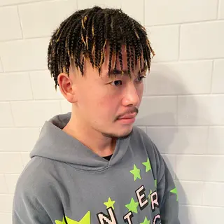 ショート カラー パーマ ヘアアレンジ メンズ キッズ ネイル マツエク・マツパ 中元 淳のヘアスタイル