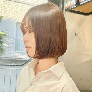 ショート カラー パーマ ヘアアレンジ ショートボブ縮毛矯正 髪質改善のプロ山道潤のヘアスタイル
