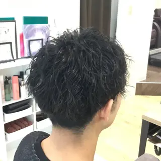 パーマ メンズ 滝口 瑞季のヘアスタイル