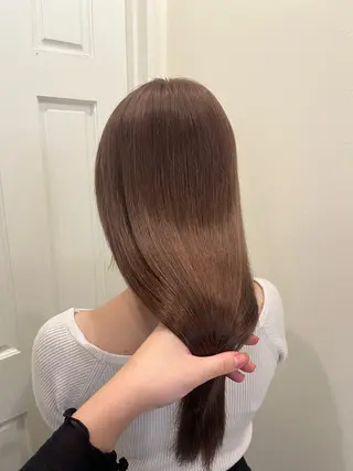 ロング カラー コテ巻き風パーマ🌀 カラー/Asukaのヘアスタイル