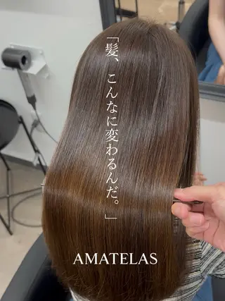 セミロング AMATELAS zero所属・髪質改善×透明感 ×艶髪/杉田のヘアスタイル