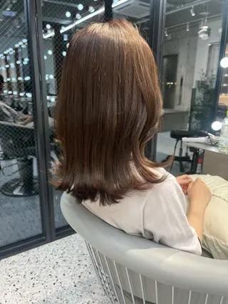 ミディアム Role byOneBloom所属・🫧髪質改善カラー 🫧かずやのヘアスタイル