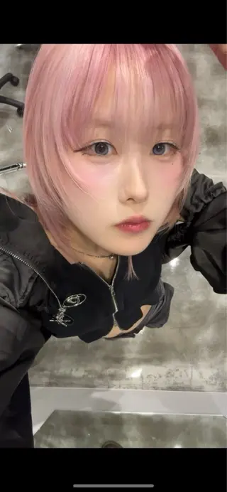 カラー 姫夏 /ハイトーン艶髪🎀のヘアスタイル