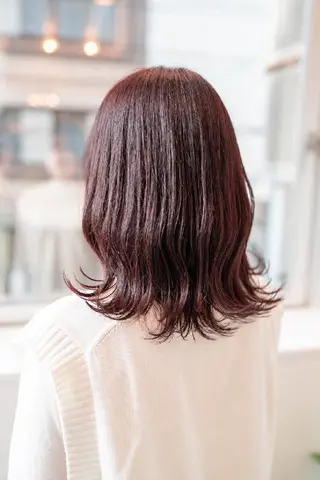 セミロング カラー Lazo所属・Lazo/ 原弥和子のヘアスタイル