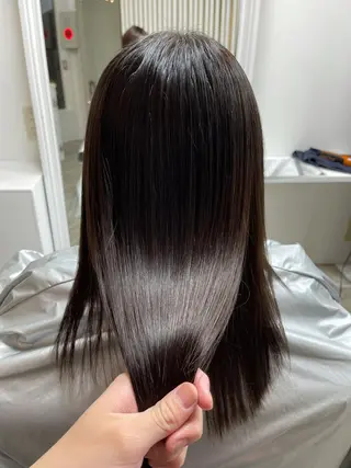 セミロング 川崎 龍馬のヘアスタイル