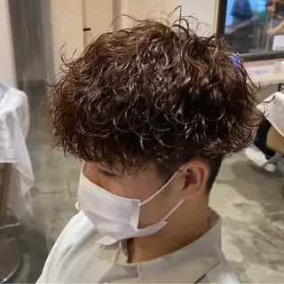 ショート パーマ メンズ メンズパーマ 西條真治のヘアスタイル