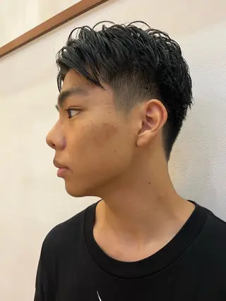ショート メンズ のりなが れおのヘアスタイル