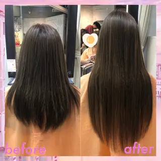 カラー パーマ ヘアアレンジ 八巻 晴香のヘアスタイル