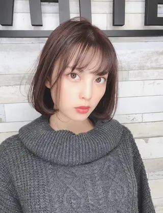 ショート カラー パーマ _WHITE 難波本店のヘアスタイル