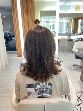 ミディアム カラー ✨ダメージを感じない 美髪ヘア✨　野口春貴のヘアスタイル