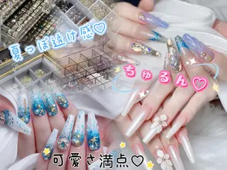 ネイル M🌷nail 長さだし専門店のネイルデザイン