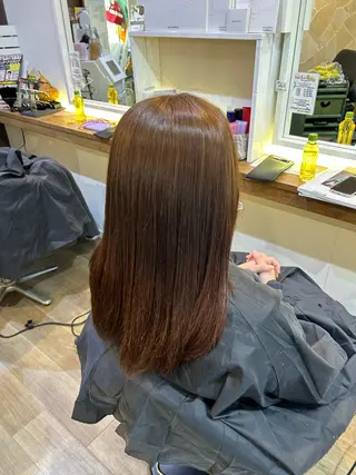 ロング カラー カツキ/GARTE 代官山のヘアスタイル