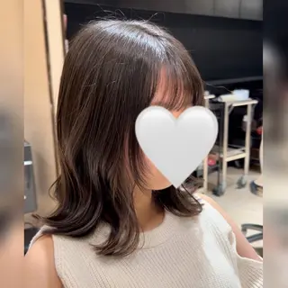 ミディアム カラー 髙木美緒🌿 レイヤー/アレンジのヘアスタイル