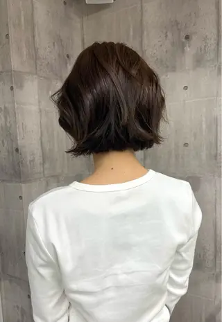 ショート カラー 錦 茉李 @lm.mari03のヘアスタイル