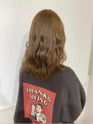 セミロング カラー GOODDAY ヘアサロンのヘアスタイル
