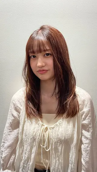 ロング 佐藤 来輝のヘアスタイル