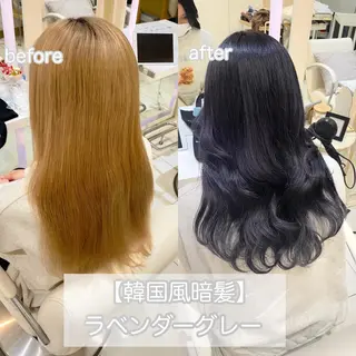 セミロング カラー mako︴ Euphoriaのヘアスタイル