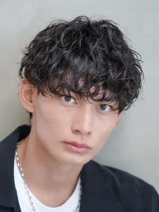 ショート パーマ メンズ fifth  SAKAE所属・山本千太 ✨メンズパーマ✨のヘアスタイル