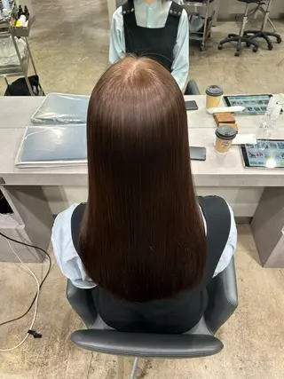 セミロング 割れ癖も直す髪質改善 美容師✨みやたのヘアスタイル