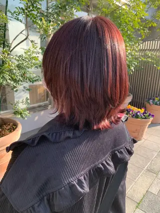 ミディアム カラー 髪質改善美容室Lust所属・美容室Lust💚 嶋崎 鷹のヘアスタイル