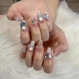 ネイル 🎀 Lemode ワンホンネイル🎀のネイルデザイン