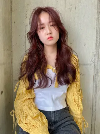 ロング 稲垣 熙のヘアスタイル