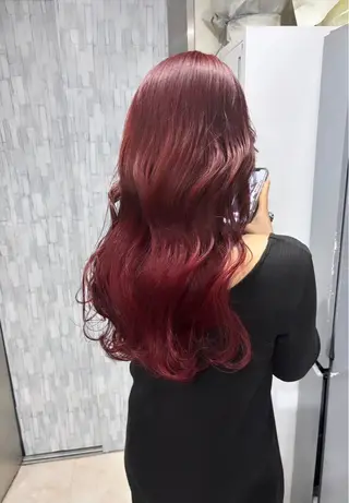 ロング カラー Himari/池袋 ハイトーンカラーのヘアスタイル