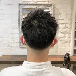 ショート メンズ Hair make ONE  008所属・メンズ/フェード/ バーバー/盛山大地のヘアスタイル