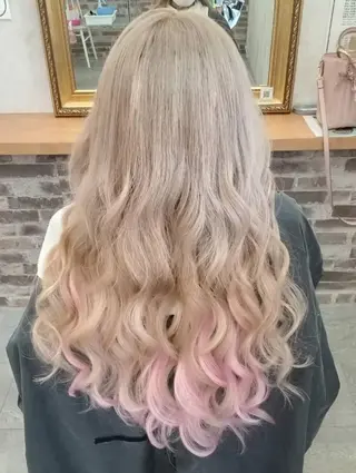 カラー ヘアセット無料モデル 募集／栄／久屋／谷崎のヘアスタイル