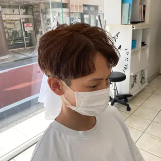 カラー メンズ メンズパーマ/ メッシュ😎タクミのヘアスタイル