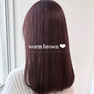 カラー かわいい艶髪🤍 れいな🤍のヘアスタイル