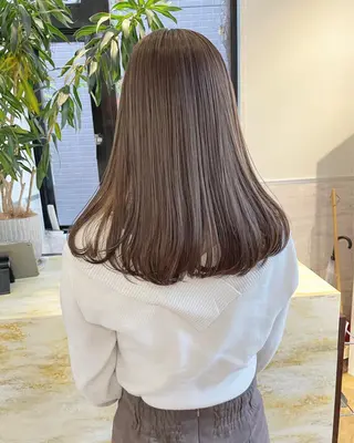 セミロング カラー 🫧透明感ヘア🫧 🧸竹花　彩希🧸のヘアスタイル