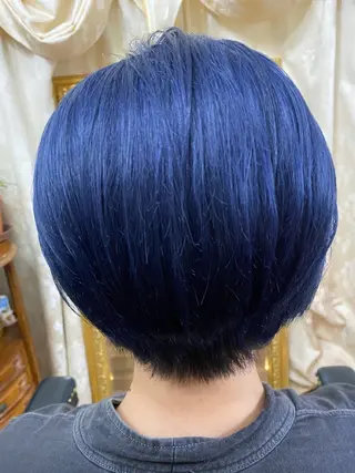 ショート カラー GOLD BLACK所属・究極の艶髪！ 艶神！大矢祥央のヘアスタイル
