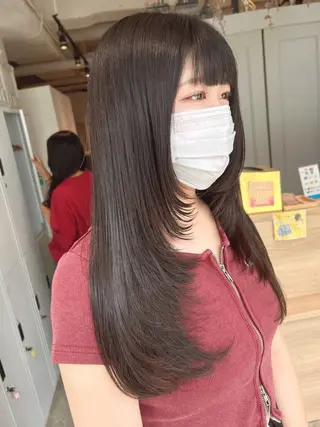 ロング カラー 髪質改善特化型美容師 🫧岡本璃来🫧のヘアスタイル