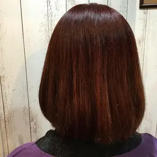 ミディアム カラー 金崎 新吾のヘアスタイル