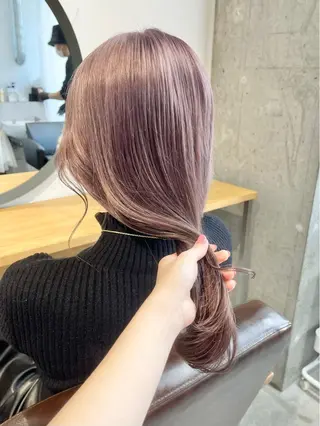 ロング カラー 🎀taro ブリーチなしカラーのヘアスタイル