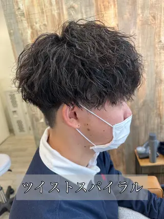 ショート パーマ メンズ メンズ専門 Stylist吉川のヘアスタイル