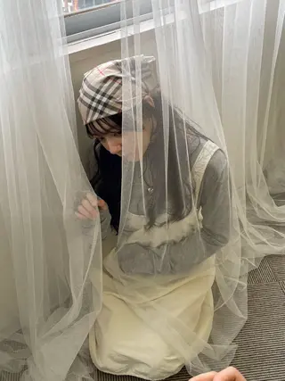 セミロング YOKE 松室伶奈のヘアスタイル